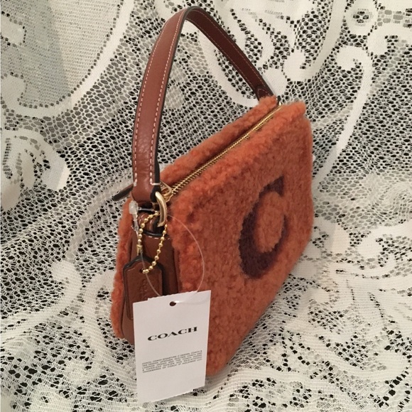 Coach Notila 19 In Shearling With Coach Motif - Picture 6 of 11